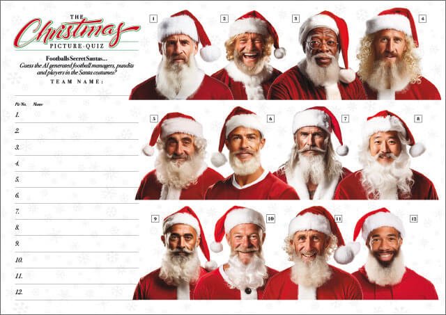 Footballs Secret Santas